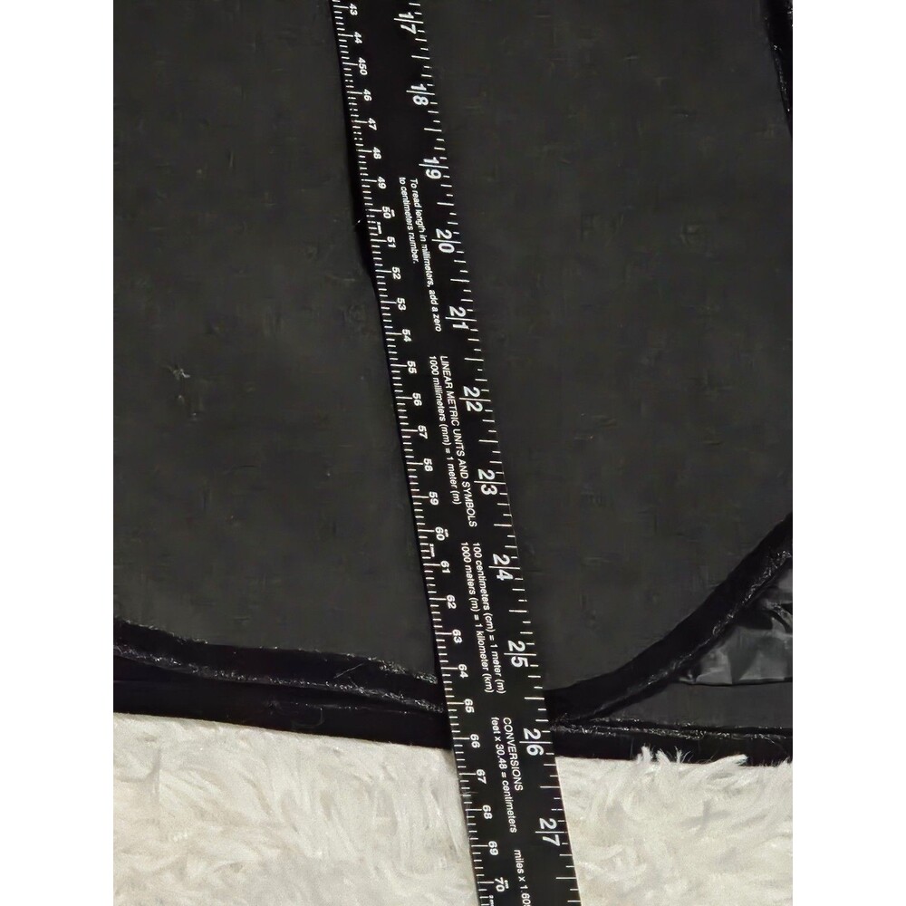 Esmara By Hedi Klum Blazer Jacket Women 12 Black Velvet Detail  Pockets - Picture 9 of 11